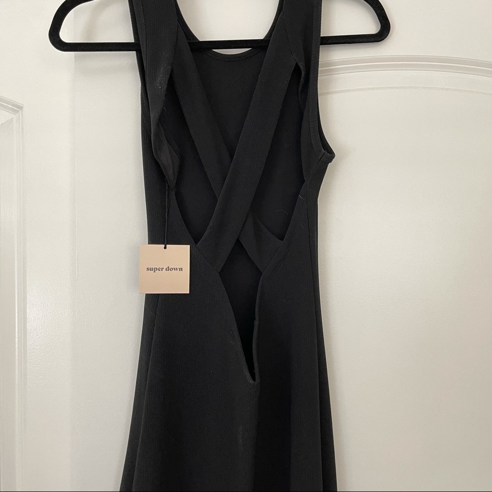 Superdown tight black maxi